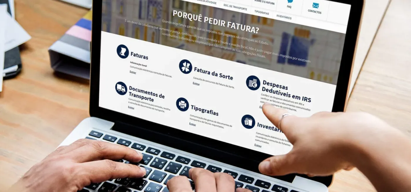 Validar faturas para o IRS com a maxfinance